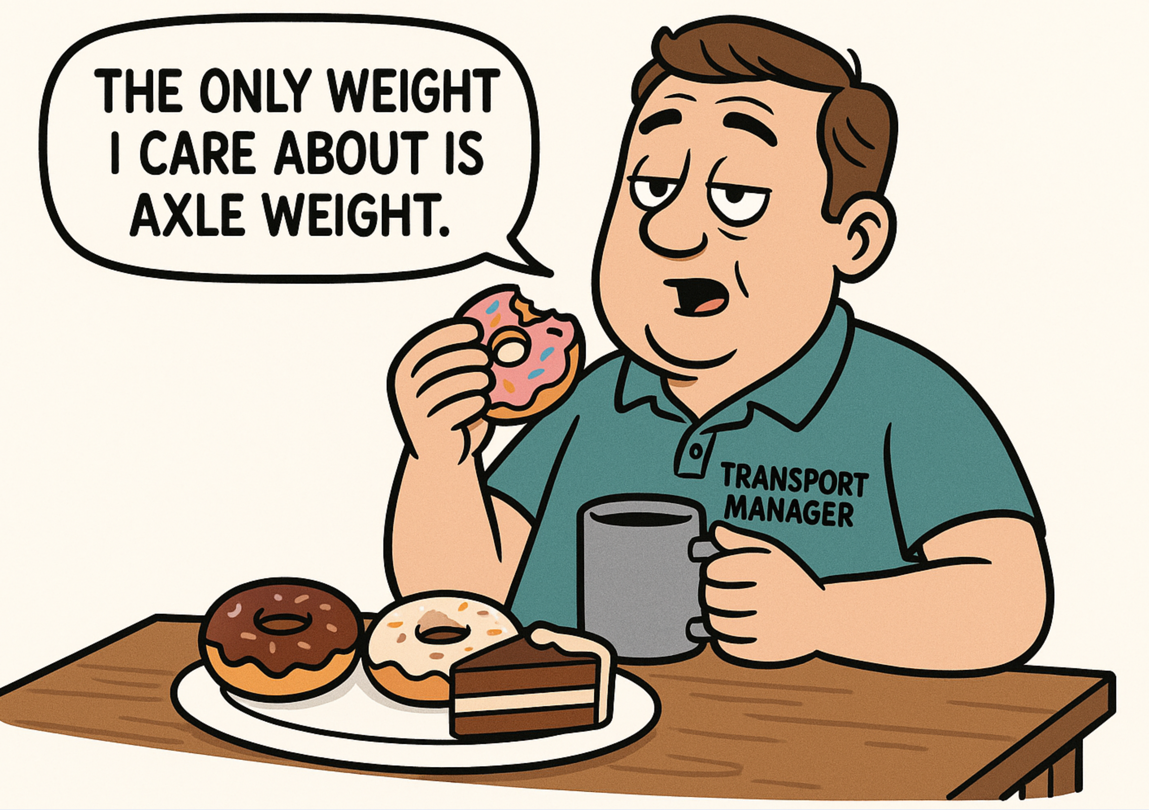 The Only Weight I Care About is Axle Weight 11oz Ceramic Mug