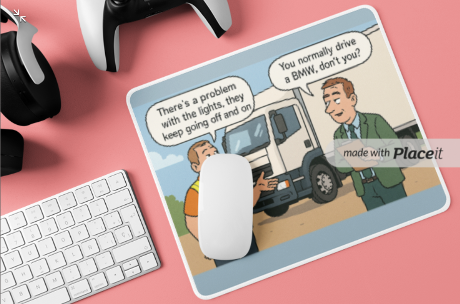 BMW Driver Mouse Mat