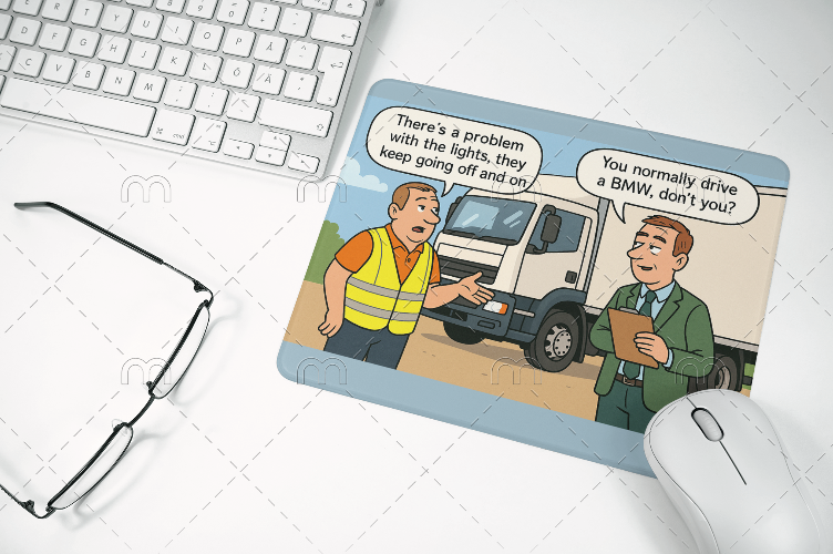 BMW Driver Mouse Mat