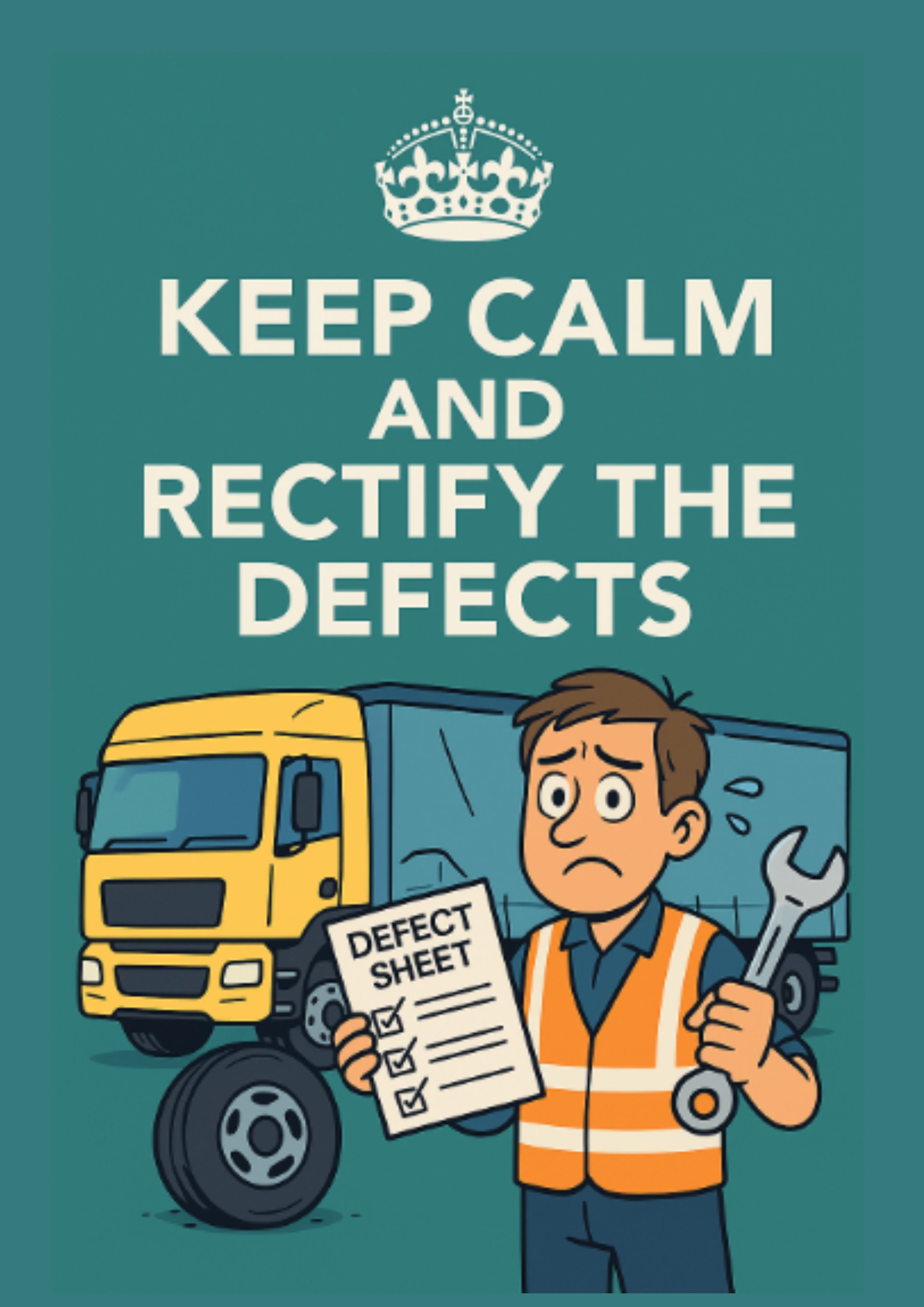 Keep Calm & Rectify the Defects 15oz Stainless Steel Travel Mug – Leak-Proof Coffee Cup