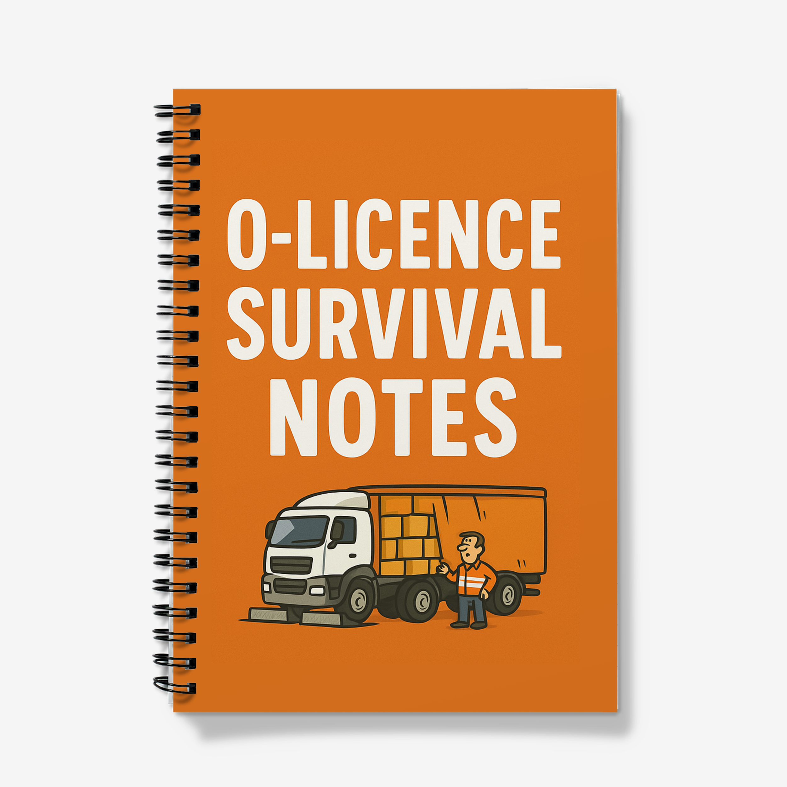 A5 Lined Spiral Notebook - O'licence Survival Notes